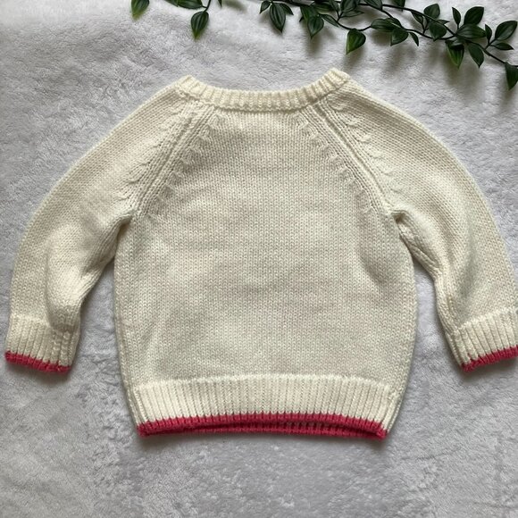 Joe Fresh Baby Sweater 6-12M | Knit Pullover Off-White “Shine On!” Star GUC - Picture 12 of 16